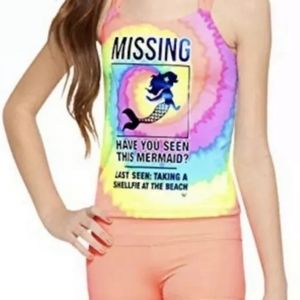 NEW Justice Swim Suit Tankini W/ Boyshorts Size I